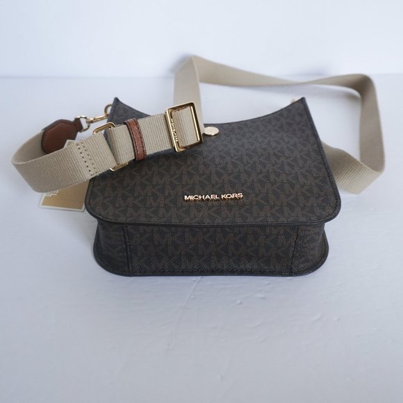 Michael Kors | Bags | Michael Kors S Messenger Bag Wallet Set Mk Brown ...